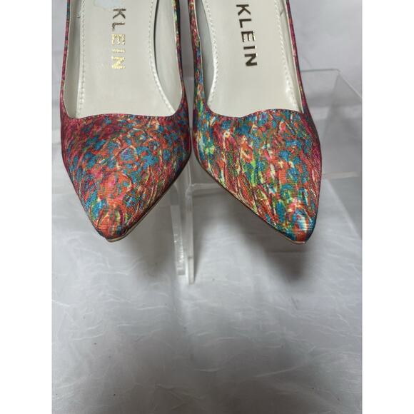 Anne Klein Does Sex In The City Floral Pumps Sz 6 Worn Once Excellent Condition - Picture 5 of 12